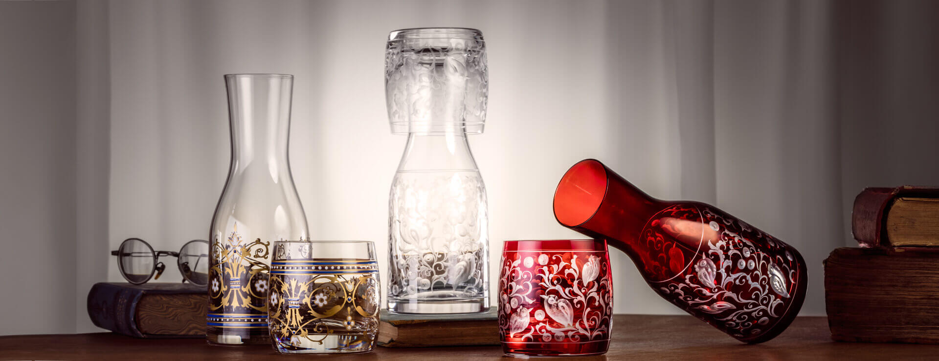 Bedside carafe and tumbler