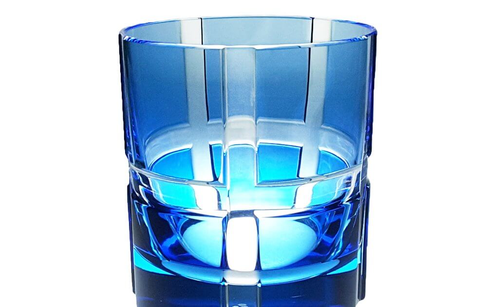 Whiskybecher bunt hellblau