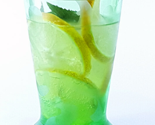Glas mit Limonade