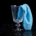 Ein Kristallglas mit Spültusch