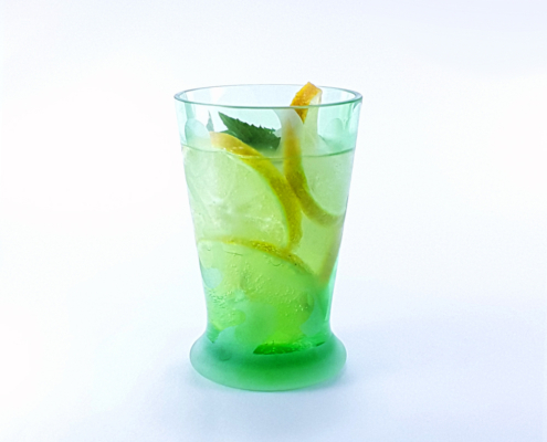 Glas mit Limonade